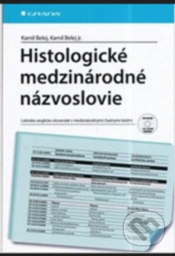 Kniha: Histologické medzinárodné názvoslovie (Kamil Belej a Kamil Belej jr.). Grada, 2014 Kniha: Histologické medzinárodné názvoslovie (Kamil Belej a Kamil Belej jr.). Grada, 2014