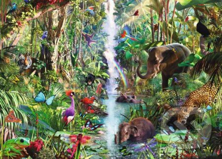 Puzzle: Džungľa (Ravensburger). Ravensburger, 2016 Puzzle: Džungľa (Ravensburger). Ravensburger, 2016