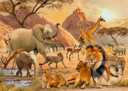 Puzzle: Africká divočina (Ravensburger). Ravensburger, 2016 Puzzle: Africká divočina (Ravensburger). Ravensburger, 2016