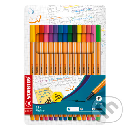Jemný liner STABILO point 88 (STABILO). STABILO, 2016 Jemný liner STABILO point 88 (STABILO). STABILO, 2016