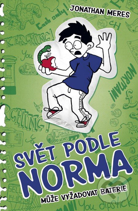 Kniha: Svět podle Norma 4: Může vyžadovat baterie (Jonathan Meres). BB/art, 2016 Kniha: Svět podle Norma 4: Může vyžadovat baterie (Jonathan Meres). BB/art, 2016