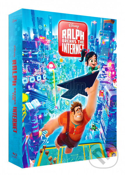 Film: Raubíř Ralf a internet Steelbook Double 3D Ltd. (Phil Johnston a Rich Moore) (Blu-ray). Filmaréna, 2022 Film: Raubíř Ralf a internet Steelbook Double 3D Ltd. (Phil Johnston a Rich Moore) (Blu-ray). Filmaréna, 2022