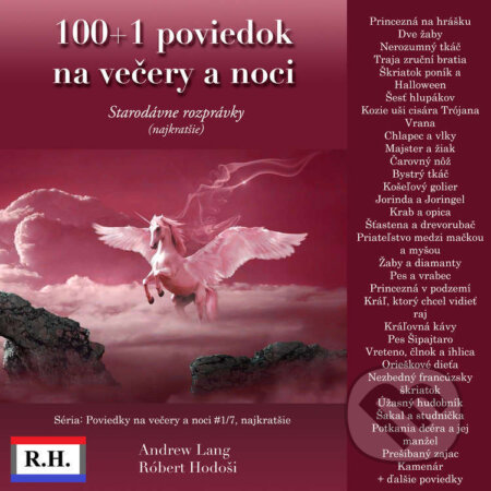 Audiokniha: 100+1 poviedok na večery a noci (Andrew Lang a Róbert Hodoši). Robert Hodosi, 2023 Audiokniha: 100+1 poviedok na večery a noci (Andrew Lang a Róbert Hodoši). Robert Hodosi, 2023