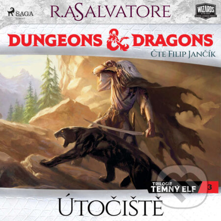 Audiokniha: Temný elf 3: Útočiště (R. A. Salvatore). Saga Egmont, 2023 Audiokniha: Temný elf 3: Útočiště (R. A. Salvatore). Saga Egmont, 2023