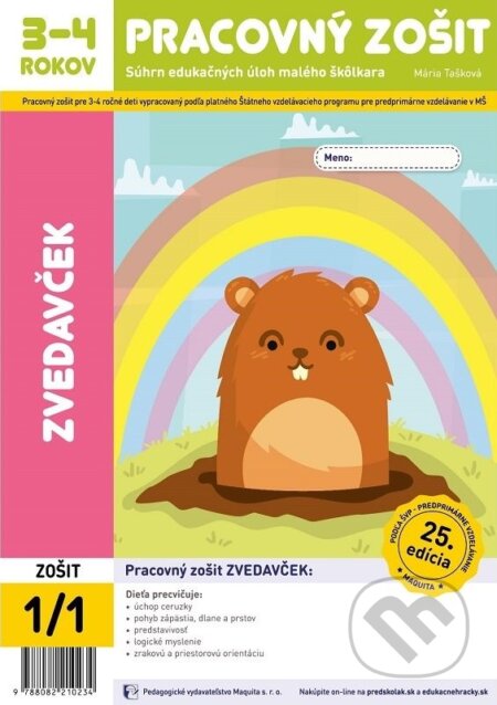 Kniha: Zvedavček (Mária Tašková). Maquita, 2020 Kniha: Zvedavček (Mária Tašková). Maquita, 2020