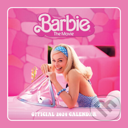 Oficiální nástěnný kalendář 2024 Barbie Movie s plakátem, , 2023