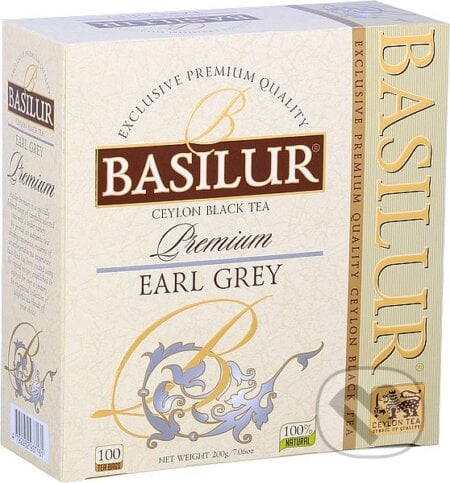 BASILUR Premium Earl Grey 100x2g, Bio - Racio, 2023
