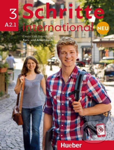 Kniha: Schritte international Neu 3 A2.1 (Andreas Tomaszewski, Angela Pude, Daniela Niebisch, Franz Specht, Monika Reimann, Silke Hilpert a Sylvette Penning-Hiemstra). Max Hueber Verlag, 2018 Kniha: Schritte international Neu 3 A2.1 (Andreas Tomaszewski, Angela Pude, Daniela Niebisch, Franz Specht, Monika Reimann, Silke Hilpert a Sylvette Penning-Hiemstra). Max Hueber Verlag, 2018