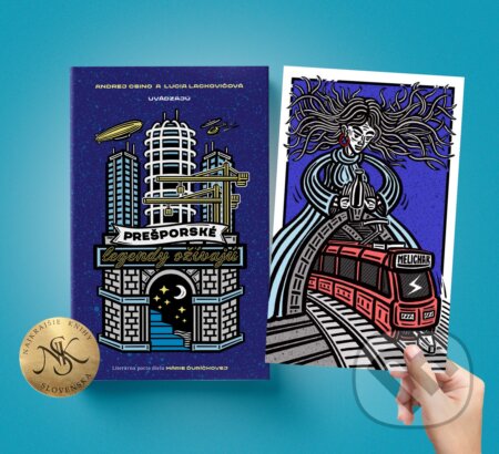 Kniha: Prešporské legendy ožívajú + signovaný print Biela pani z pivovaru (Andrej Csino a Lucia Lackovičová). Litera production, 2022 Kniha: Prešporské legendy ožívajú + signovaný print Biela pani z pivovaru (Andrej Csino a Lucia Lackovičová). Litera production, 2022