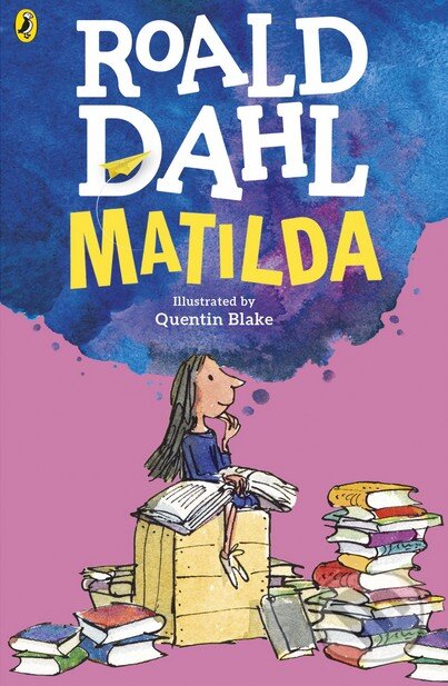 Kniha: Matilda (Roald Dahl). Puffin Books, 2016 Kniha: Matilda (Roald Dahl). Puffin Books, 2016
