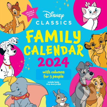 Oficiálny nástenný plánovací kalendár 2024 Disney Classic, , 2023