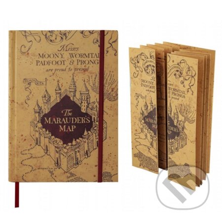 Zápisník Harry Potter - Záškodnícka mapa (Fantasy). Fantasy, 2023 Zápisník Harry Potter - Záškodnícka mapa (Fantasy). Fantasy, 2023
