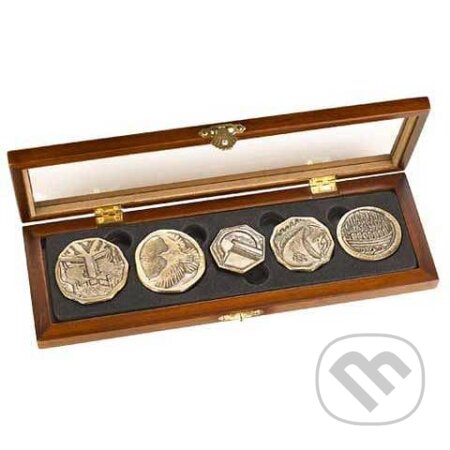 Mince z trpasličieho pokladu (Noble Collection). Noble Collection, 2023 Mince z trpasličieho pokladu (Noble Collection). Noble Collection, 2023