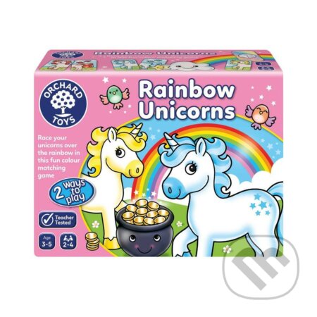 Spoločenská hra: Rainbow Unicorns (Duhoví jednorožci) (Orchard Toys). Orchard Toys Spoločenská hra: Rainbow Unicorns (Duhoví jednorožci) (Orchard Toys). Orchard Toys