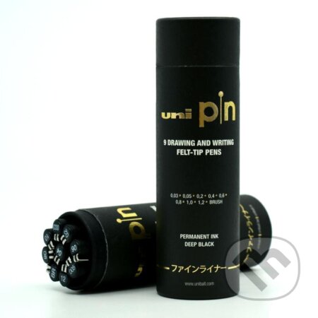 Uniball PIN - dárková sada linerů - černá (9 ks) (Poutník). Poutník, 2023 Uniball PIN - dárková sada linerů - černá (9 ks) (Poutník). Poutník, 2023