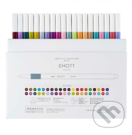 EMOTT liner sada 40 ks (mix barev), OFFICE LINE, 2023