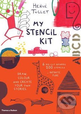 Kniha: My Stencil Kit (Hervé Tullet). Thames & Hudson, 2016 Kniha: My Stencil Kit (Hervé Tullet). Thames & Hudson, 2016