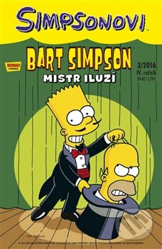 Kniha: Bart Simpson: Mistr iluzí (Matt Groening). Crew, 2016 Kniha: Bart Simpson: Mistr iluzí (Matt Groening). Crew, 2016