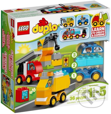 Spoločenská hra: LEGO DUPLO Toddler 10816 Moje prvé autíčka a nákladné autá (LEGO). LEGO, 2016 Spoločenská hra: LEGO DUPLO Toddler 10816 Moje prvé autíčka a nákladné autá (LEGO). LEGO, 2016