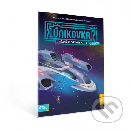 Kniha: Únikovka Junior - Uvězněni ve vesmíru (Albi). Albi, 2023 Kniha: Únikovka Junior - Uvězněni ve vesmíru (Albi). Albi, 2023