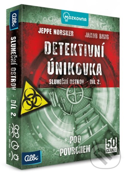 Spoločenská hra: Detektivní únikovka - Sluneční ostrov díl 2. (Jakob Bang a Jeppe Norsker). Albi, 2023 Spoločenská hra: Detektivní únikovka - Sluneční ostrov díl 2. (Jakob Bang a Jeppe Norsker). Albi, 2023