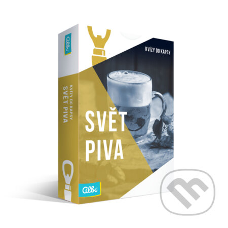 Společenská hra: Kvízy do kapsy - Svět piva (Albi). Albi, 2023 Společenská hra: Kvízy do kapsy - Svět piva (Albi). Albi, 2023