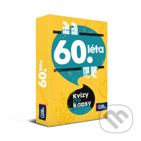 Společenská hra: Kvízy do kapsy - 60. léta (Albi). Albi, 2023 Společenská hra: Kvízy do kapsy - 60. léta (Albi). Albi, 2023