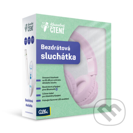 Společenská hra: Kouzelné čtení: Bezdrátová sluchátka (růžová) (Albi). Albi, 2023 Společenská hra: Kouzelné čtení: Bezdrátová sluchátka (růžová) (Albi). Albi, 2023