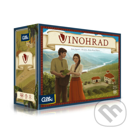 Spoločenská hra: Vinohrad (Jamey Stegmaier). Albi, 2023 Spoločenská hra: Vinohrad (Jamey Stegmaier). Albi, 2023