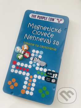 Spoločenská hra: Magnetické Človeče Nehnevaj sa (The Purple Cow). Lauko Promotion, 2023 Spoločenská hra: Magnetické Človeče Nehnevaj sa (The Purple Cow). Lauko Promotion, 2023