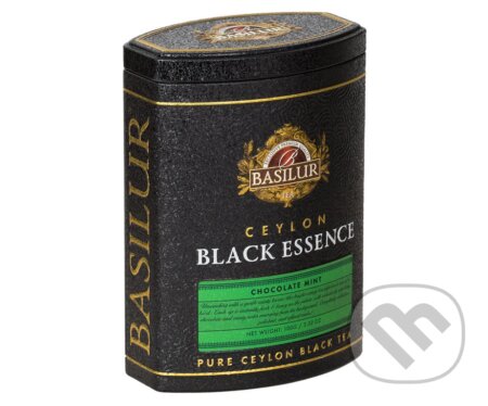 Kávy a čaje: BASILUR Black Essence Chocolate Mint plech 100g (Bio - Racio). Bio - Racio, 2023 Kávy a čaje: BASILUR Black Essence Chocolate Mint plech 100g (Bio - Racio). Bio - Racio, 2023