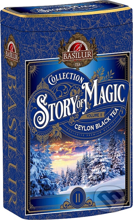 Kávy a čaje: BASILUR Story of Magic Vol. II plech 85g (Bio - Racio). Bio - Racio, 2023 Kávy a čaje: BASILUR Story of Magic Vol. II plech 85g (Bio - Racio). Bio - Racio, 2023