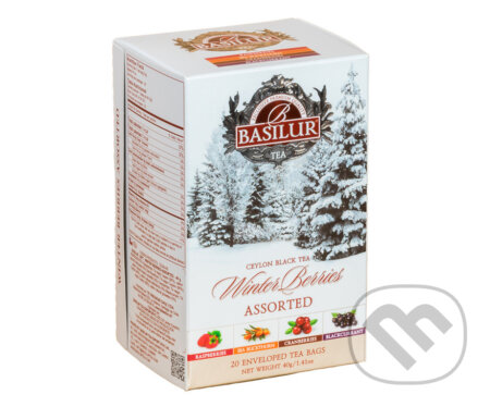 Kávy a čaje: BASILUR Winter Berries Assorted 20x2g (Bio - Racio). Bio - Racio, 2023 Kávy a čaje: BASILUR Winter Berries Assorted 20x2g (Bio - Racio). Bio - Racio, 2023