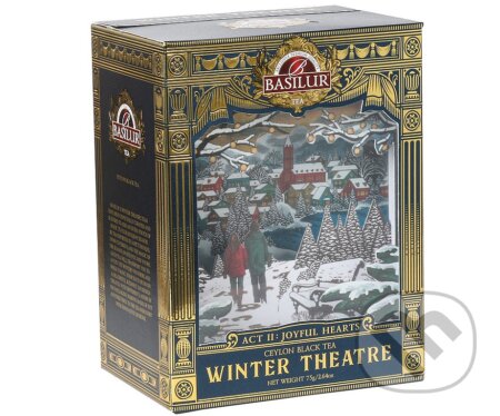 Kávy a čaje: BASILUR Winter Theatre Act II: Joyful Hearts papier 75g (Bio - Racio). Bio - Racio, 2023 Kávy a čaje: BASILUR Winter Theatre Act II: Joyful Hearts papier 75g (Bio - Racio). Bio - Racio, 2023