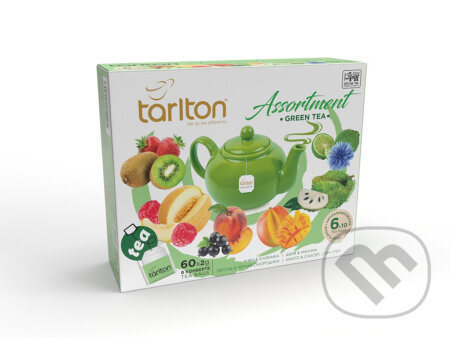 Kávy a čaje: TARLTON Assortment Green Tea 60x2g (Bio - Racio). Bio - Racio, 2023 Kávy a čaje: TARLTON Assortment Green Tea 60x2g (Bio - Racio). Bio - Racio, 2023