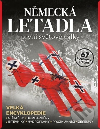 Kniha: Německá letadla 1. světové války (Edward Ward). Extra Publishing, 2023 Kniha: Německá letadla 1. světové války (Edward Ward). Extra Publishing, 2023