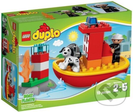 LEGO DUPLO  Town 10591 Hasičský čln, LEGO, 2016