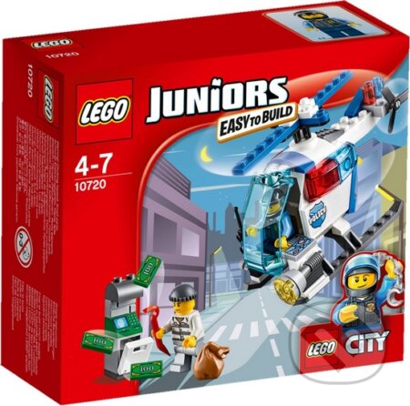 Spoločenská hra: LEGO Juniors 10720 Prenasledovanie policajnou helikoptérou (LEGO). LEGO, 2016 Spoločenská hra: LEGO Juniors 10720 Prenasledovanie policajnou helikoptérou (LEGO). LEGO, 2016