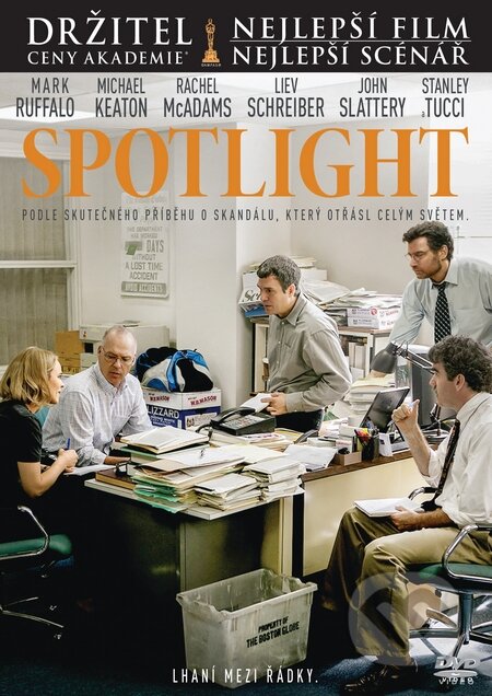 Film: Spotlight (Tom McCarthy a Thomas McCarthy) (DVD). Bonton Film, 2016 Film: Spotlight (Tom McCarthy a Thomas McCarthy) (DVD). Bonton Film, 2016