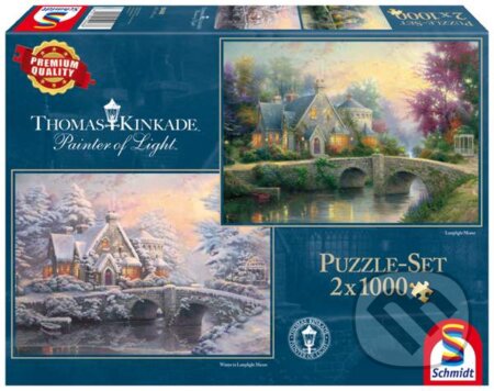 Puzzle: Lamplight Manour (Thomas Kinkade). Schmidt, 2016 Puzzle: Lamplight Manour (Thomas Kinkade). Schmidt, 2016