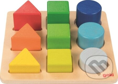 Puzzle: Vkládačka Tvary (Goki). Goki, 2023 Puzzle: Vkládačka Tvary (Goki). Goki, 2023