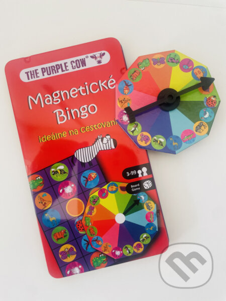 Společenská hra: Magnetické Bingo (The Purple Cow). Lauko Promotion, 2023 Společenská hra: Magnetické Bingo (The Purple Cow). Lauko Promotion, 2023