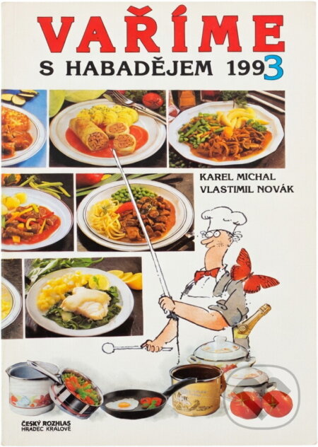 Kniha: Vaříme s Habadějem 1993 : (Soubor kuchařských receptů ze stejnojmenného rozhlasového pořadu) (Karel Michal a Vlastimil Novák). Český rozhlas, 1993 Kniha: Vaříme s Habadějem 1993 : (Soubor kuchařských receptů ze stejnojmenného rozhlasového pořadu) (Karel Michal a Vlastimil Novák). Český rozhlas, 1993