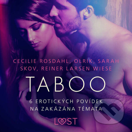 Audiokniha: Taboo: 6 erotických povídek na zakázána témata (Cecilie Rosdahl, Olrik, Reiner Larsen Wiese a Sarah Skov). Saga Egmont, 2023 Audiokniha: Taboo: 6 erotických povídek na zakázána témata (Cecilie Rosdahl, Olrik, Reiner Larsen Wiese a Sarah Skov). Saga Egmont, 2023