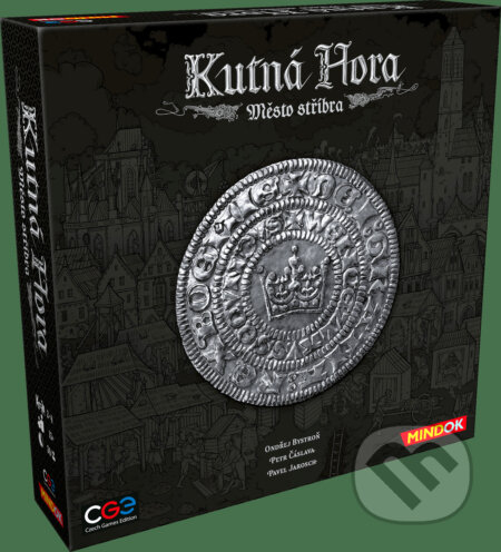 Spoločenská hra: Kutná Hora: Město stříbra (Ondřej Bystroň, Pavel Jarosch a Petr Čáslava). Mindok, 2023 Spoločenská hra: Kutná Hora: Město stříbra (Ondřej Bystroň, Pavel Jarosch a Petr Čáslava). Mindok, 2023