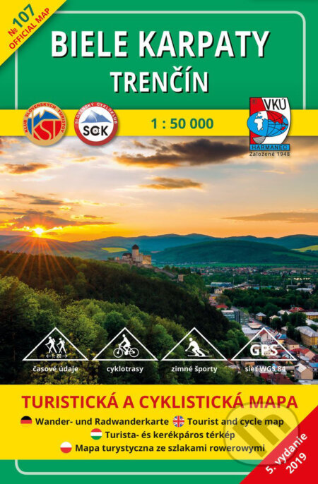 Biele karpaty, Trenčín 1:50T (VKÚ Harmanec). VKÚ Harmanec, 2023 Biele karpaty, Trenčín 1:50T (VKÚ Harmanec). VKÚ Harmanec, 2023