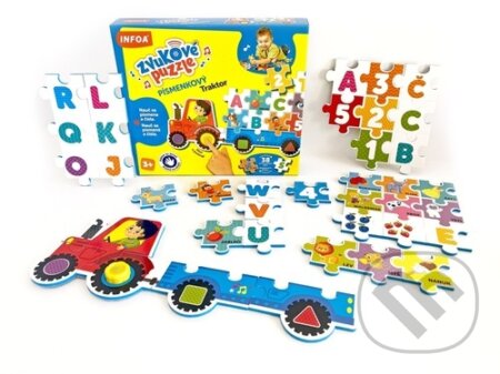 Puzzle: Zvukové puzzle - Písmenkový traktor (INFOA). INFOA, 2023 Puzzle: Zvukové puzzle - Písmenkový traktor (INFOA). INFOA, 2023