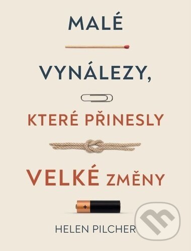 Kniha: Malé vynálezy, které přinesly velké změny (Helen Pilcher). Mapcards.net, 2023 Kniha: Malé vynálezy, které přinesly velké změny (Helen Pilcher). Mapcards.net, 2023