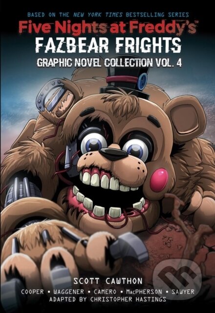 Kniha: Five Nights at Freddy's: Fazbear Frights Graphic Novel Collection 4 (Andrea Waggener, Christopher Hastings, Elley Cooper a Scott Cawthon). GRAPHIX, 2024 Kniha: Five Nights at Freddy's: Fazbear Frights Graphic Novel Collection 4 (Andrea Waggener, Christopher Hastings, Elley Cooper a Scott Cawthon). GRAPHIX, 2024