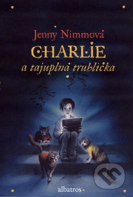 Kniha: Charlie a tajuplná truhlička (Jenny Nimm). Albatros CZ, 2004 Kniha: Charlie a tajuplná truhlička (Jenny Nimm). Albatros CZ, 2004